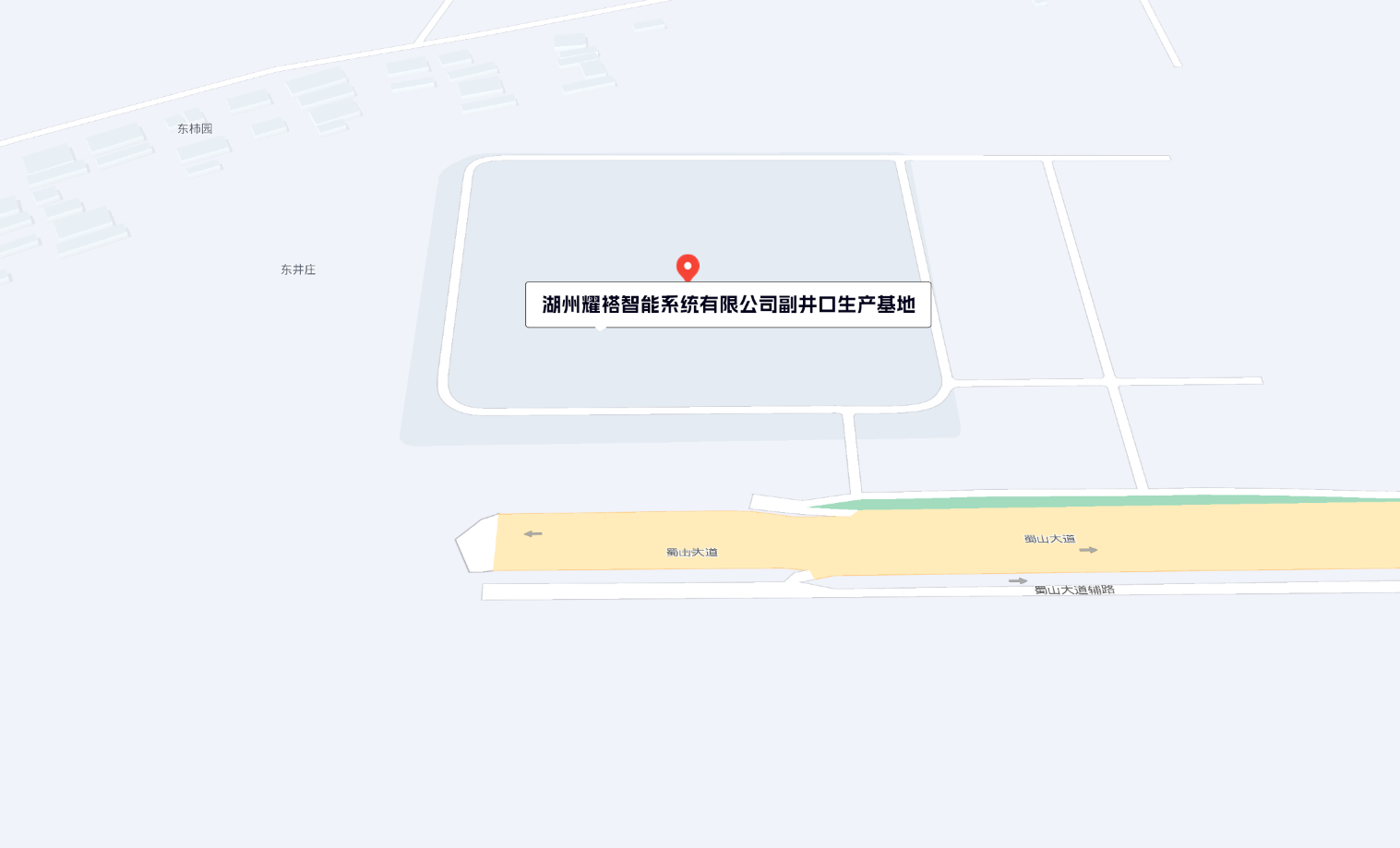 副井口生产基地位置示意图
