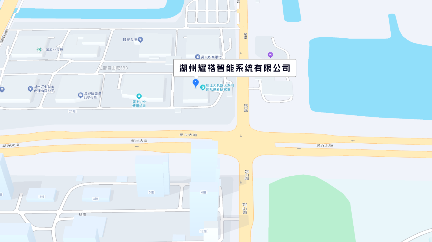公司总部位置示意图